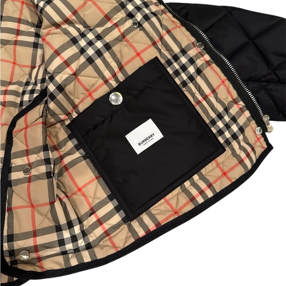 Burberry Black Quilted Nylon Puffer - Womens - Small - Picture 4 of 12